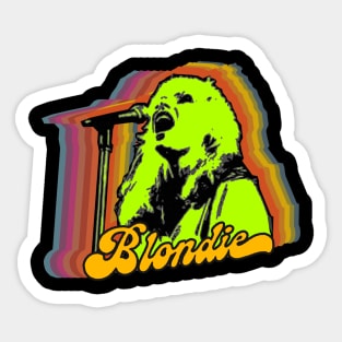 Blondie Retro Sticker